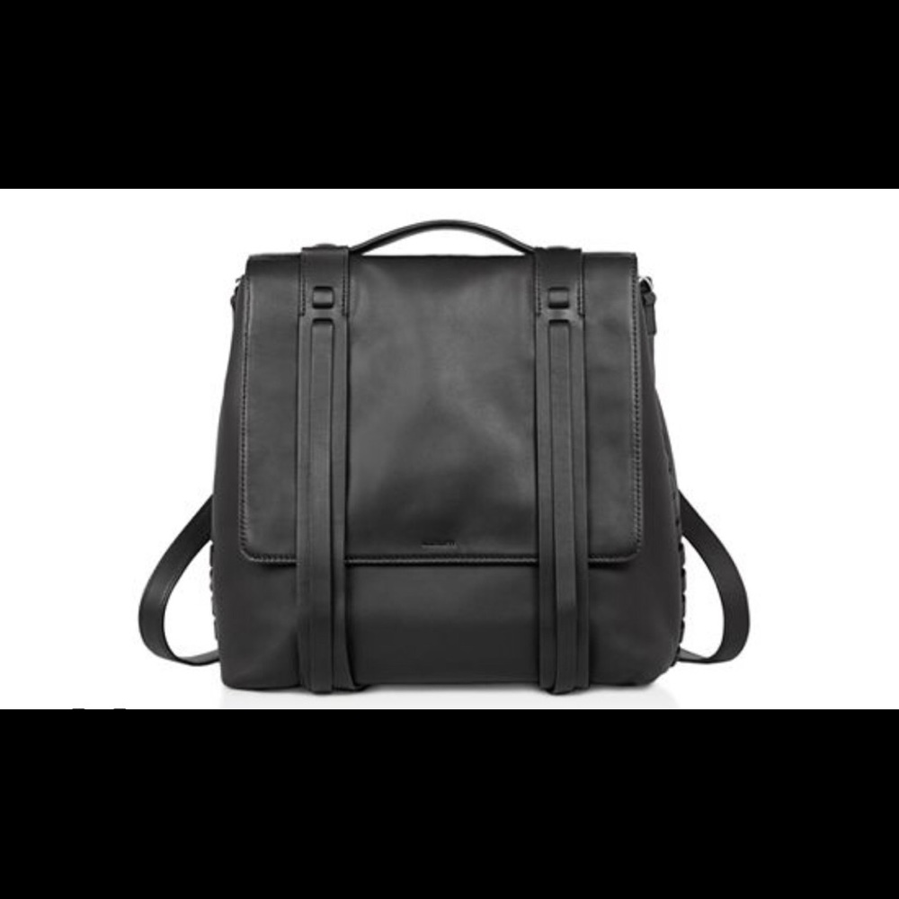 ALLSAINTS
Fin Convertible Leather Backpack